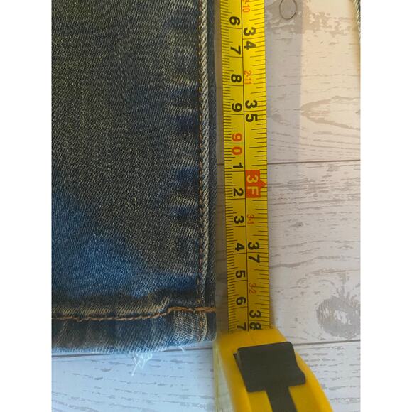 “American Eagle Ne(x)t Level Stretch Distressed Skinny Jeans Raw Hem - Size 0 - Picture 7 of 7